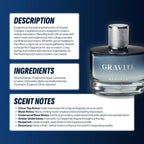 Particle Gravité Colonia Spray para hombres aroma fresco