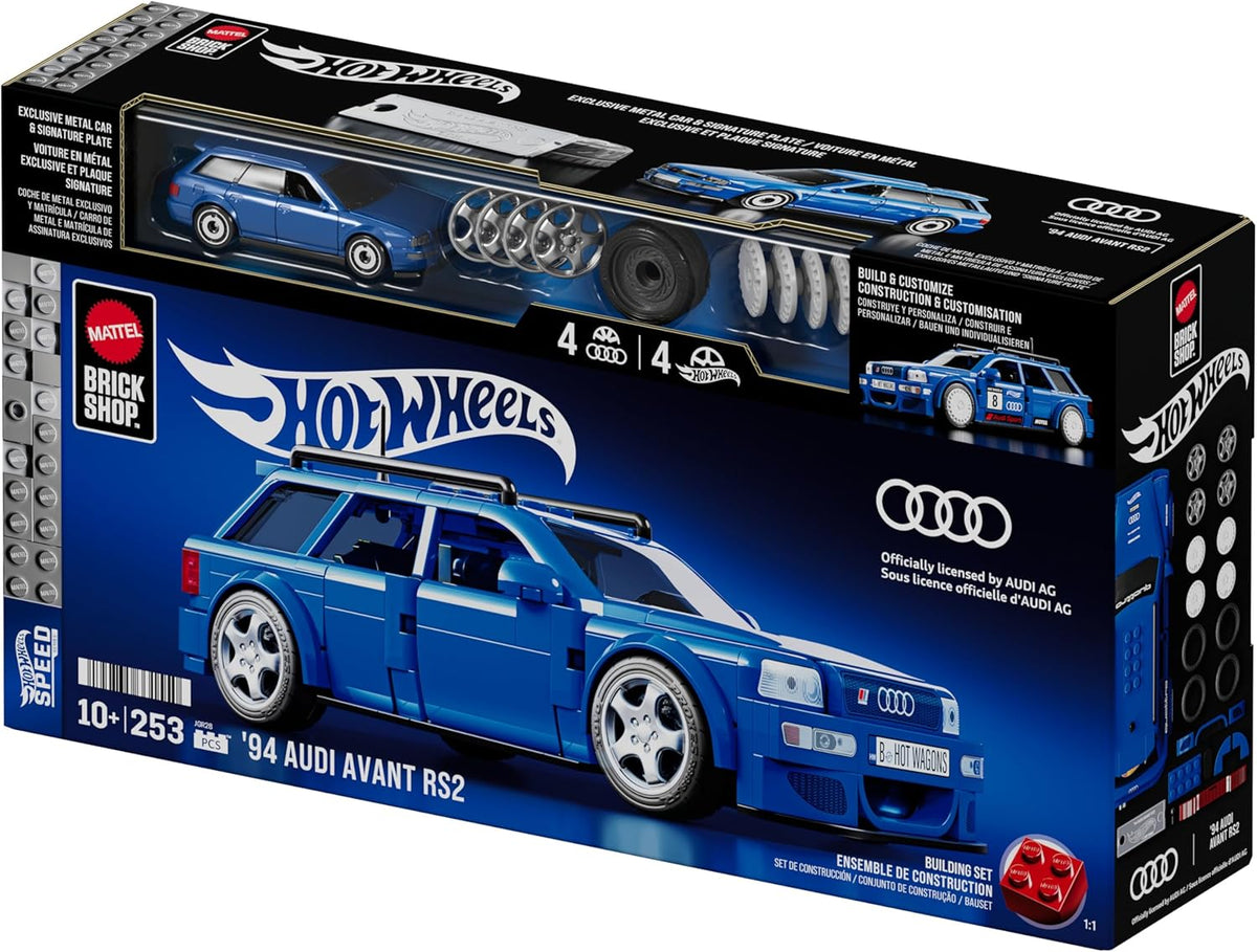 Mattel Brick Shop Hot Wheels Audi Avant RS2 Kit de