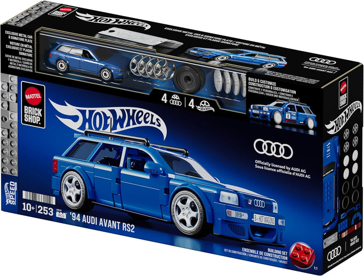 Mattel Brick Shop Hot Wheels Audi Avant RS2 Kit de