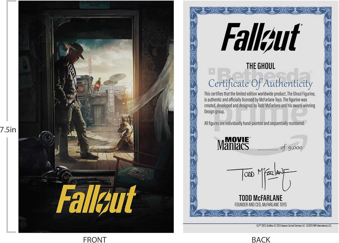 McFarlane Toys - Fallout The Ghoul Figura posada de 6