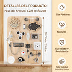 Wooden Montessori Busy Board, Montessori Sensory Activity Board Toys para Kids Toddler Baby Boys Girls, para Autism & ADHD Motor Skills