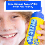 JB SKRUB The Face Wash - Limpiador facial suave para niños, adolesc...