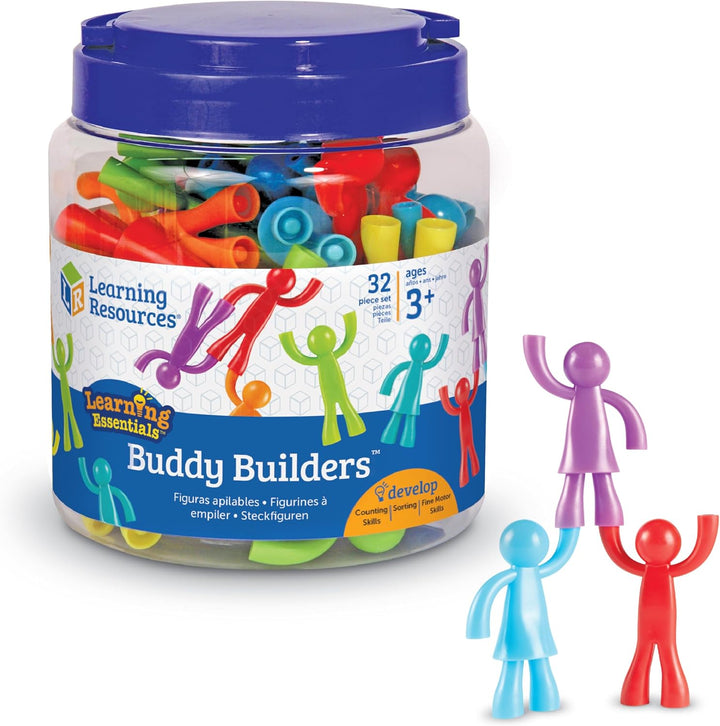 Recursos de aprendizaje Buddy Builders | Motor fino, juguete de coo...