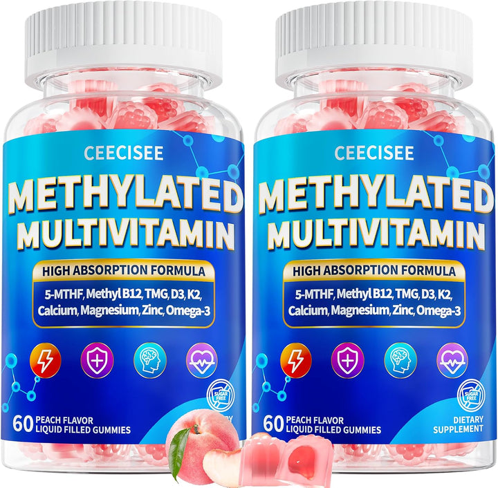 Ceecisee Gomitas multivitamínicas metiladas para adultos: complejo...