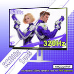 Amzfast Monitor de juegos blanco de 25 pulgadas 320Hz\/300Hz\/240Hz...