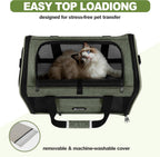Bolsa de transporte mediana para gatos, ligera, suave y pequeña caja