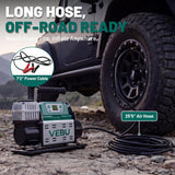 VEBU Compresor de aire RV Inflador de neumáticos de 12 V, 150 PSI c...