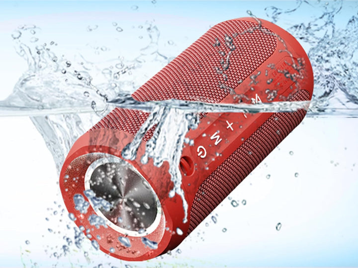 EDUPLINK - Altavoz Bluetooth IPX7 impermeable inalámbrico, rojo | B...