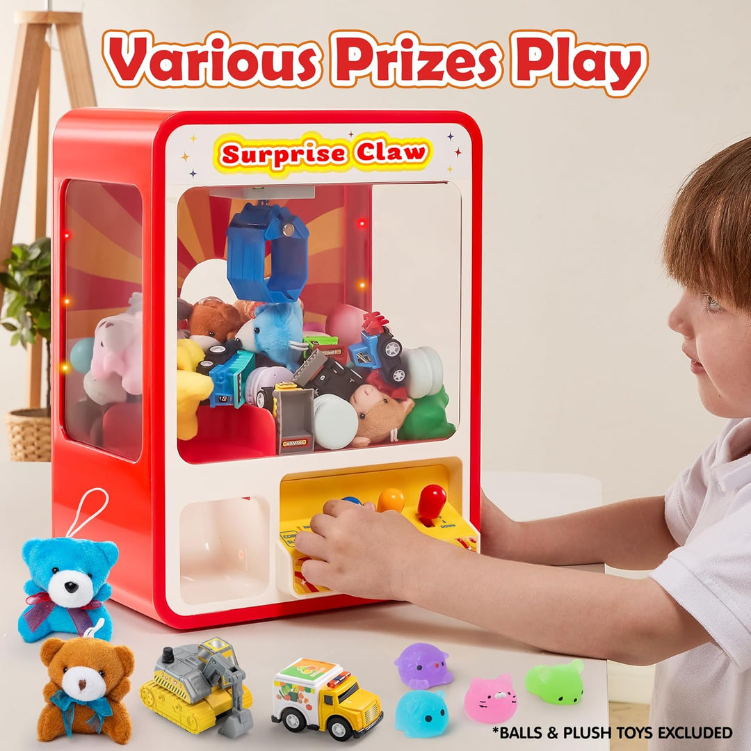 JOYIN Claw Machine - Juguete de arcade con luz LED y