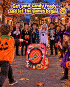Juego de lanzamiento de bolsas de frijoles de Halloween para niños