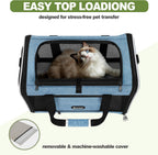 Transportador para gatos 18 x 11 x 11 con carga superior suave bolsa