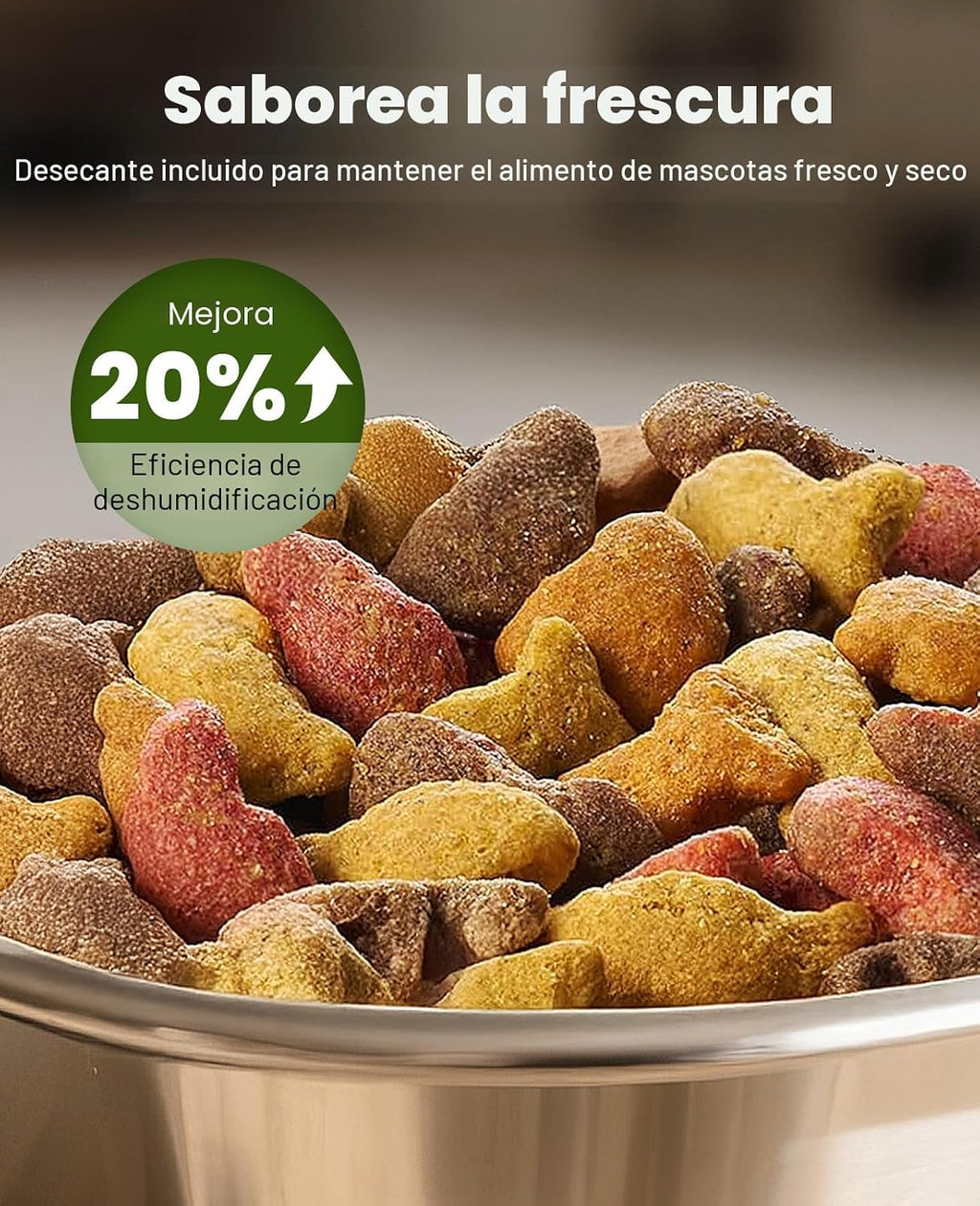 oneisall Comedero automático para gatos grandes y aperitivos, 12 tazas/3