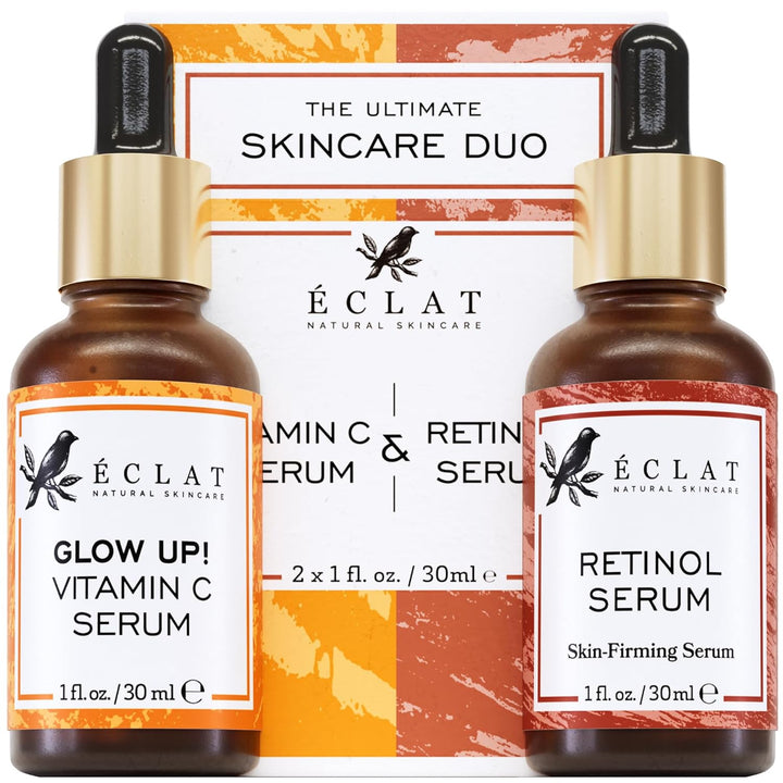 Eclat Skincare Set de suero facial \u2013 Vitamina C y suero de ret...