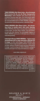 Tabac Original Por Maurer &amp; Wirtz para hombre para después del...