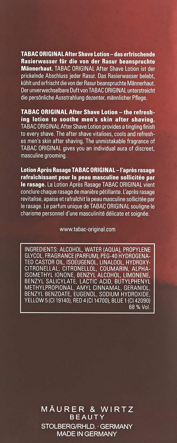 Tabac Original Por Maurer &amp; Wirtz para hombre para después del...