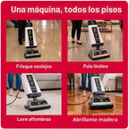 Koblenz P-2600A Máquina de champú para alfombras, pulidora de piso de 12