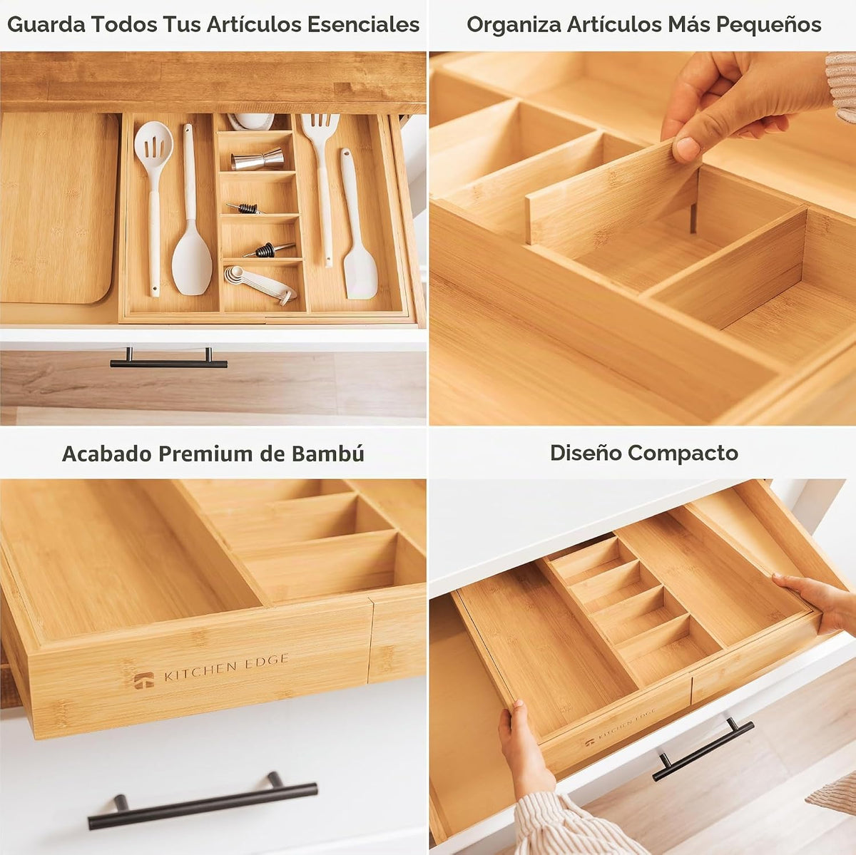 Organizador de utensilios y cajones de basura, 19-33 pulgadas