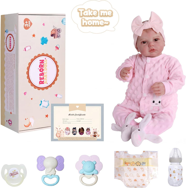 BABESIDE Reborn Baby Dolls - Muñeca realista de vinilo suave de 20...