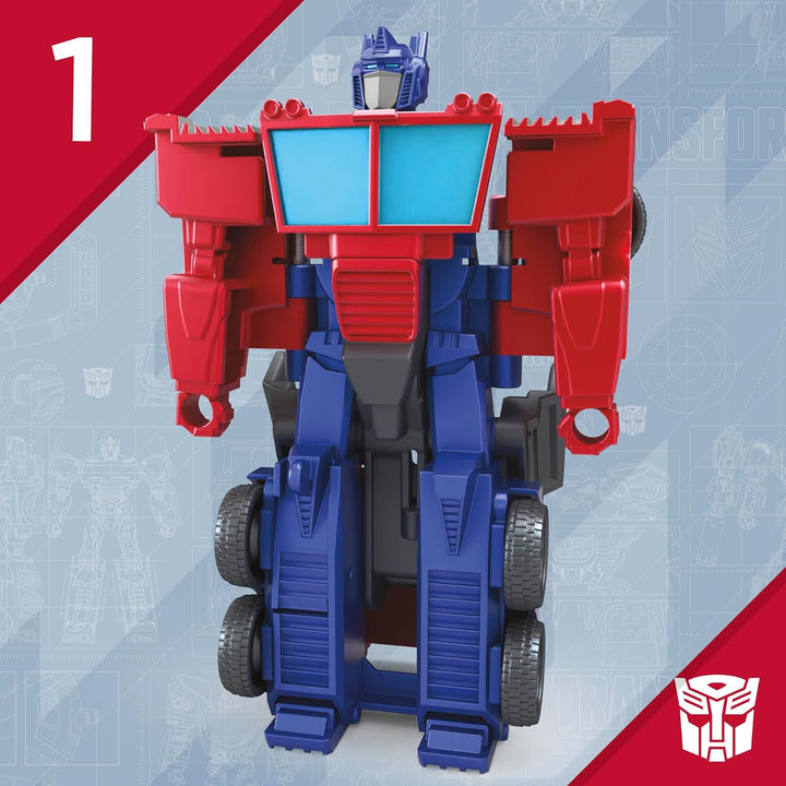 Transformers 1-Step Flip Heroes Paquete de 3, Figuras de Acción de...