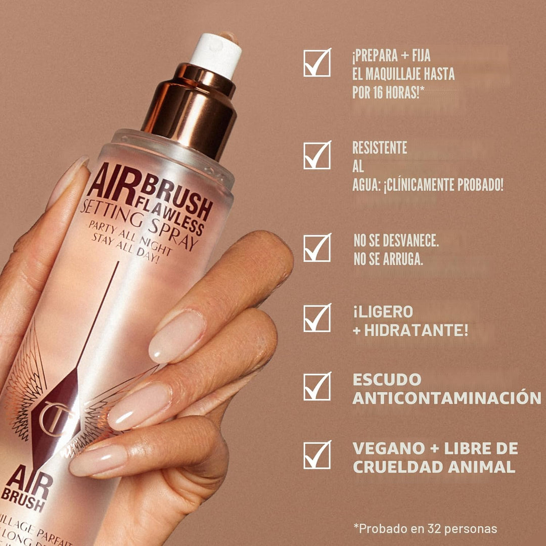 Charlotte Tilbury Airbrush Flawless Setting Spray - Gift Set Essent...