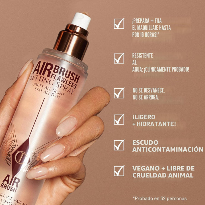 Charlotte Tilbury Airbrush Flawless Setting Spray - Gift Set Essent...