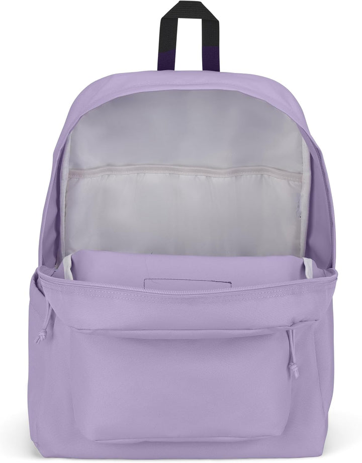 JanSport Mochila Superbreak Plus, Lila Pastel, Tamaño único