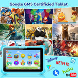 Tableta infantil de 7 pulgadas para niños de 3 a 12 años, tableta A...
