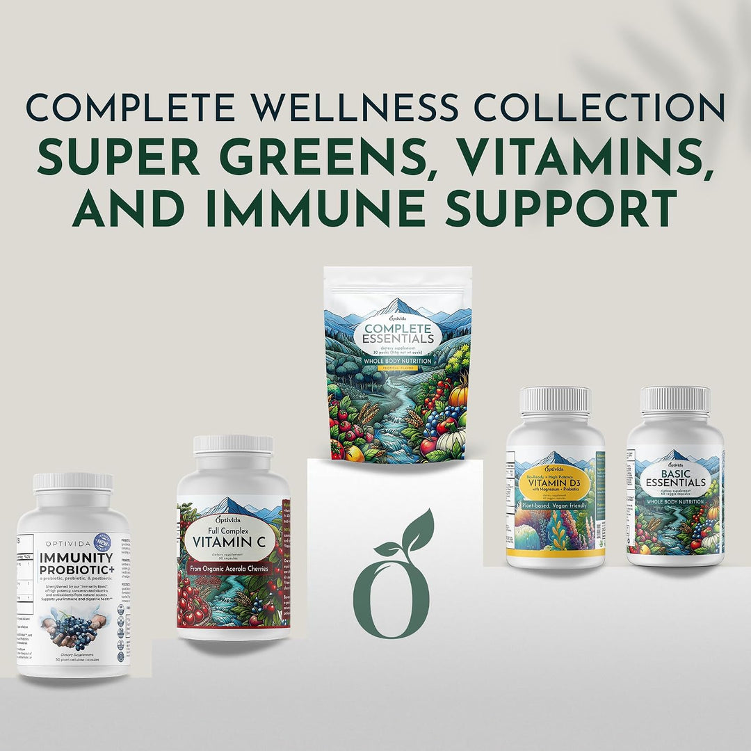 OPTIVIDA - Multivitamínico y minerales de alimentos integrales, fru...
