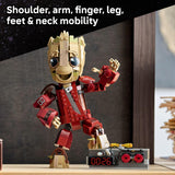 LEGO Marvel Ravager Mono Groot Building Toy para niños y