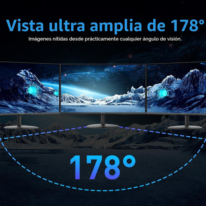 SANSUI - Monitor de 22 Pulgadas 120Hz, Monitor de Computadora FHD c...