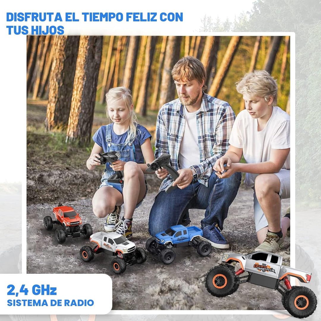 DOUBLE E Ford Raptor F150 Coche de Control Remoto 4WD Camiones Mons...