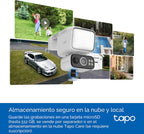 Tapo Cámara de seguridad con reflector regulable 2K para exteriores...