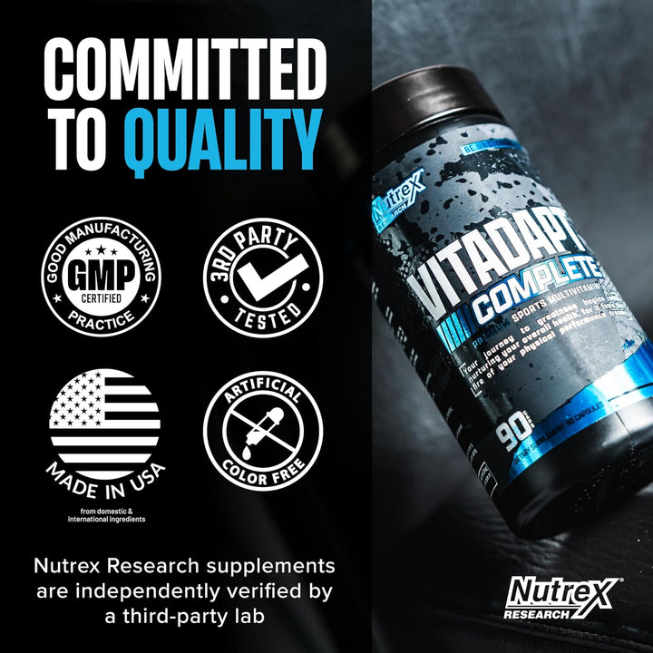 Nutrex Research Vitadapt - Multivitamínico deportivo completo para...