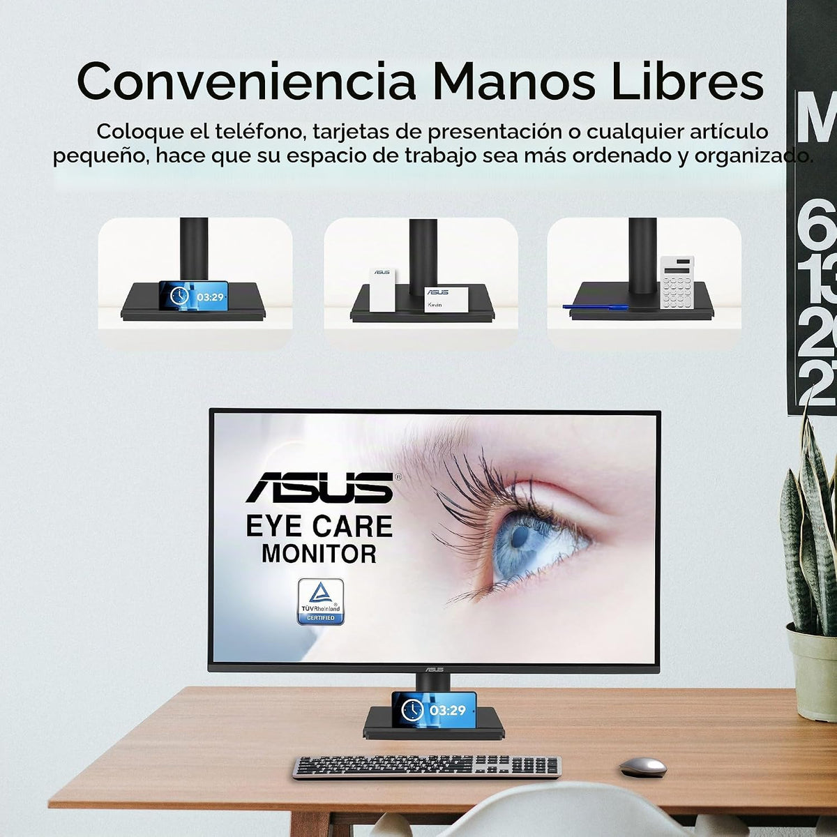 ASUS Monitor de cuidado ocular 1440P de 27" (VA27AQ) - IPS, QHD...