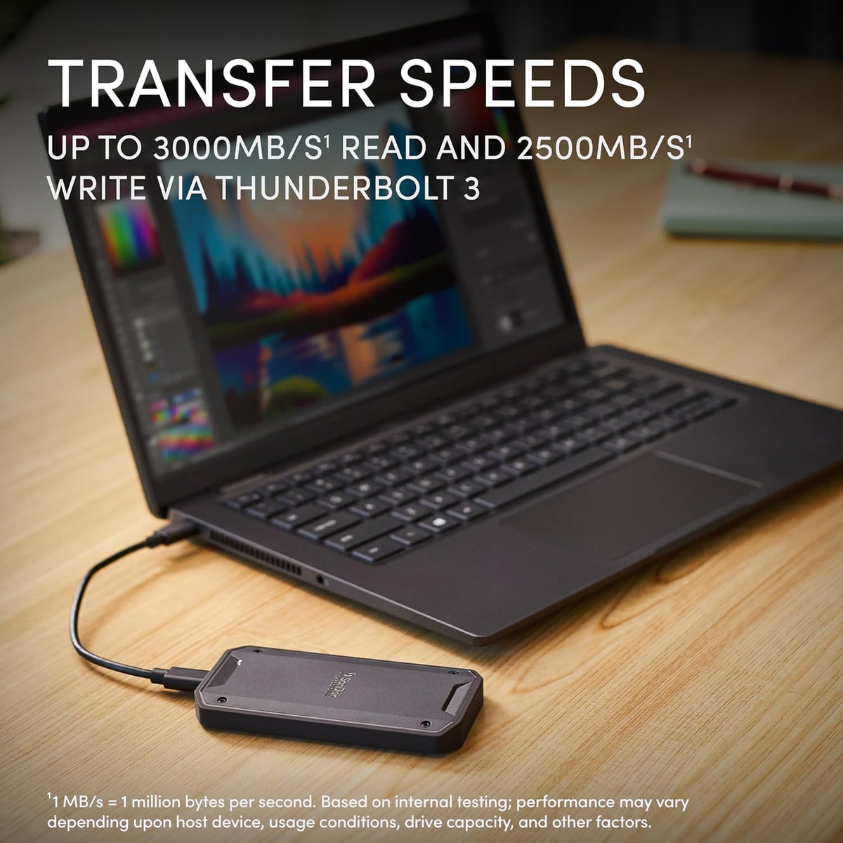 SanDisk Professional SSD PRO-G40 de 2 TB - Hasta 2700 MB\/s, Thunde...