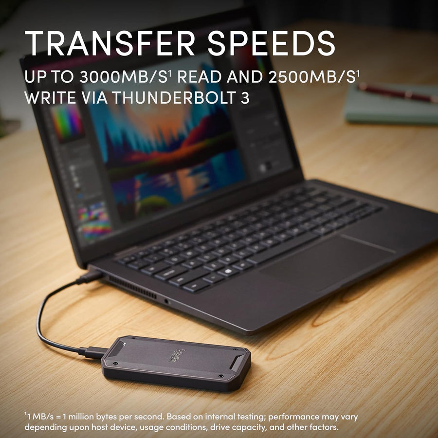 SanDisk Professional SSD PRO-G40 de 2 TB - Hasta 2700 MB\/s, Thunde...