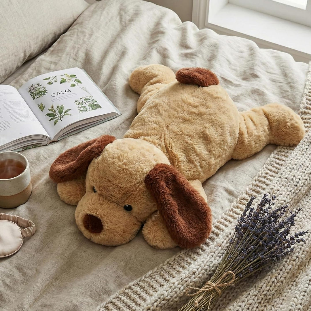 WEIGEDU Perro Cachorro de Peluche Grande con Peso, Juguete de Felpa...