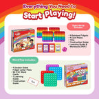 Fidget Game Ultimate Reading Bundle - Flashcards y Pop Fidget Toys