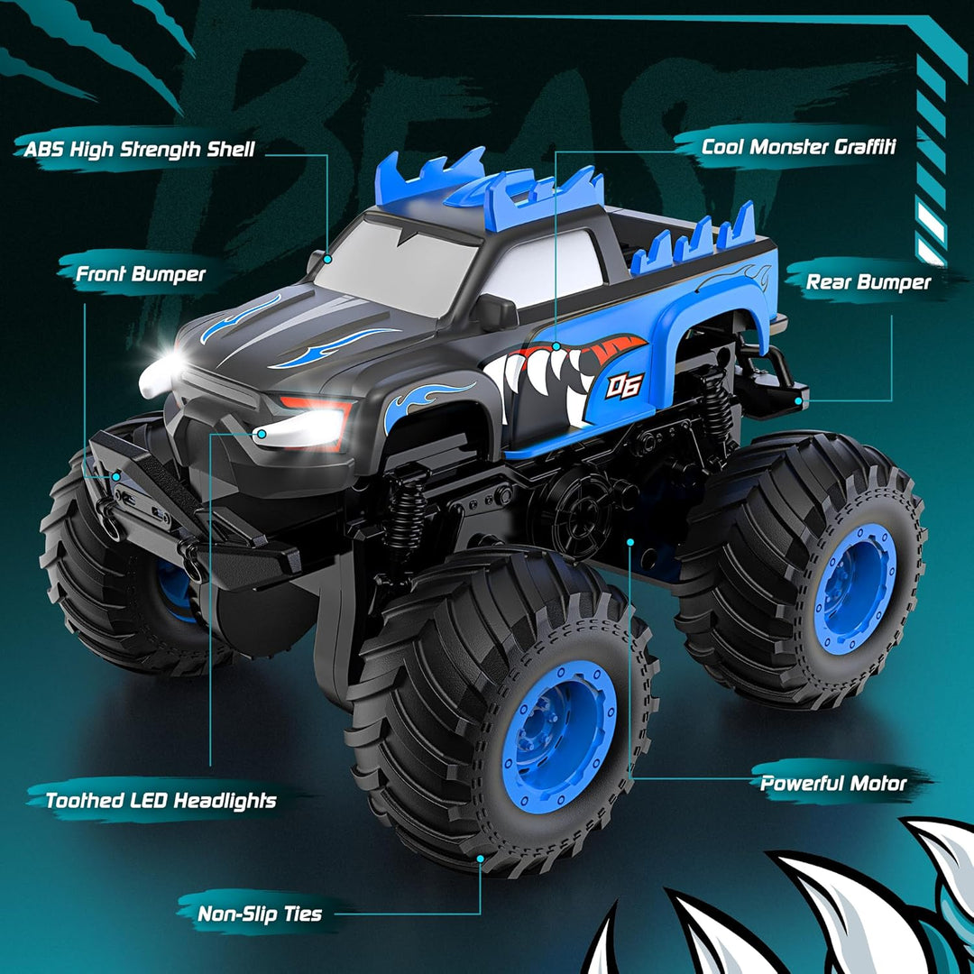 Coche de control remoto escala 124 juguetes de Monster