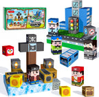 IMAGIC TOWN Bloques de construcción magnéticos para niños