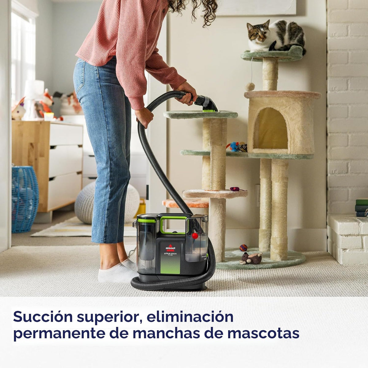 BISSELL Little Green Max Pet SmartMix Limpiador de alfombras, 38572