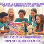 Playz - Kit de química CTIM de ciencia alimentaria, haz tus propios experimentos de chocolates y dulces para niños, niñas y adolescentes a partir de 8, 9, 10, 11, 12, 13+ años