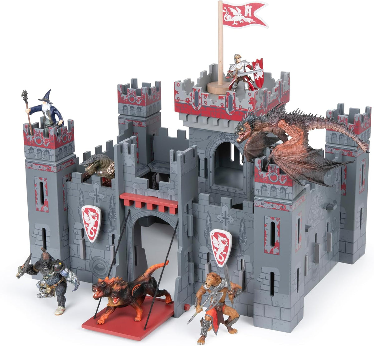 Papo Fantasy Castle Scenery Toy - Colección medieval, niños a partir de 3