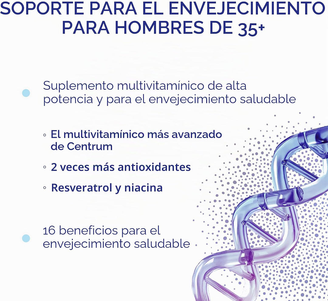 Centrum Age Defy para hombres mayores de 35 años - Suplemento multi...