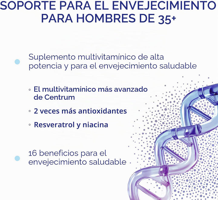Centrum Age Defy para hombres mayores de 35 años - Suplemento multi...