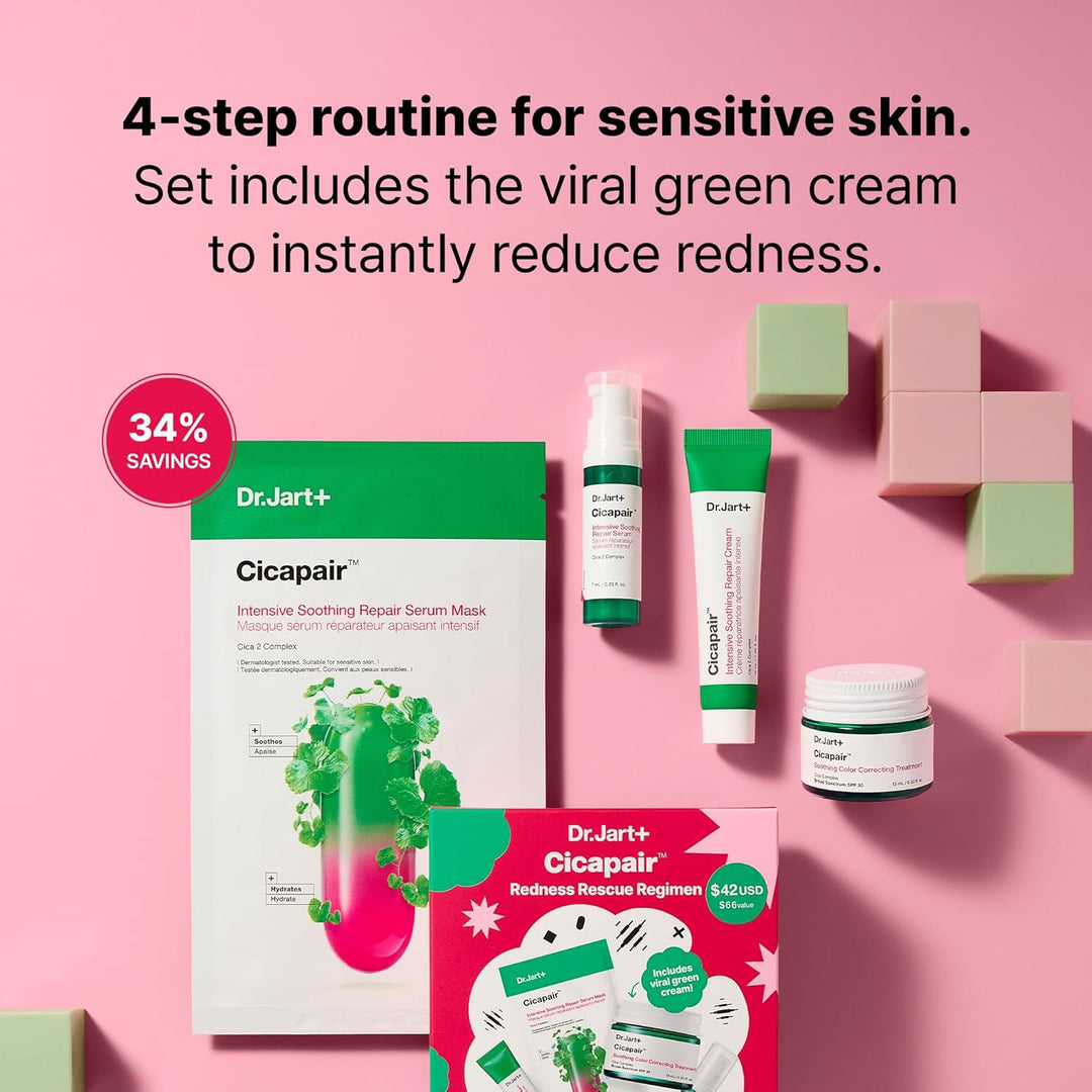 Dr. Jart+ Cicapair Soothing Color Correcting Treatment SPF 30 with...