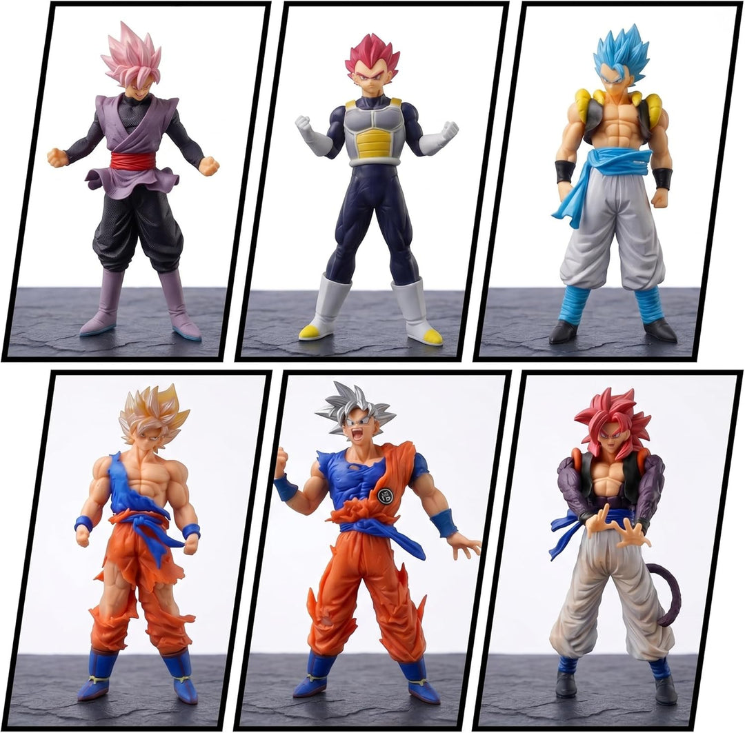 YXCTZKVX Figuras de acción de anime de PVC, 6 piezas de 6.5 a 8 pul...