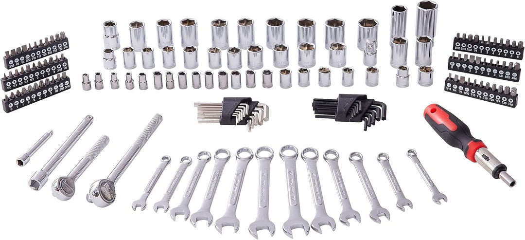 MECHMAX Juego de herramientas Master Mechanics de 161 piezas y kit...