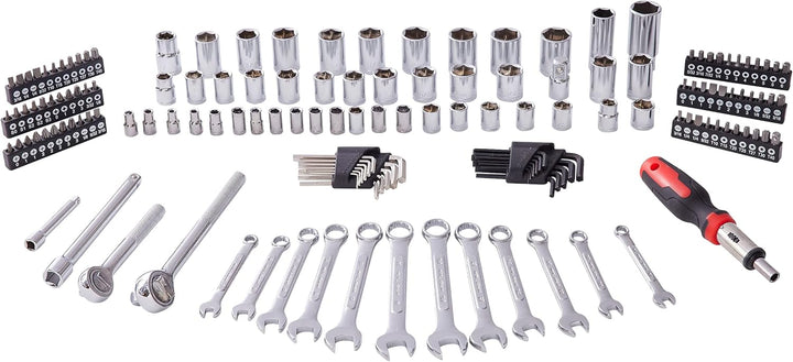 MECHMAX Juego de herramientas Master Mechanics de 161 piezas y kit...