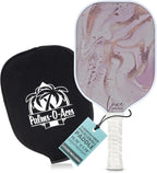 Palms-O-Aces Palas de pickleball de fibra de carbono - Núcleo 16 mm y Aprobadas por USAPA
